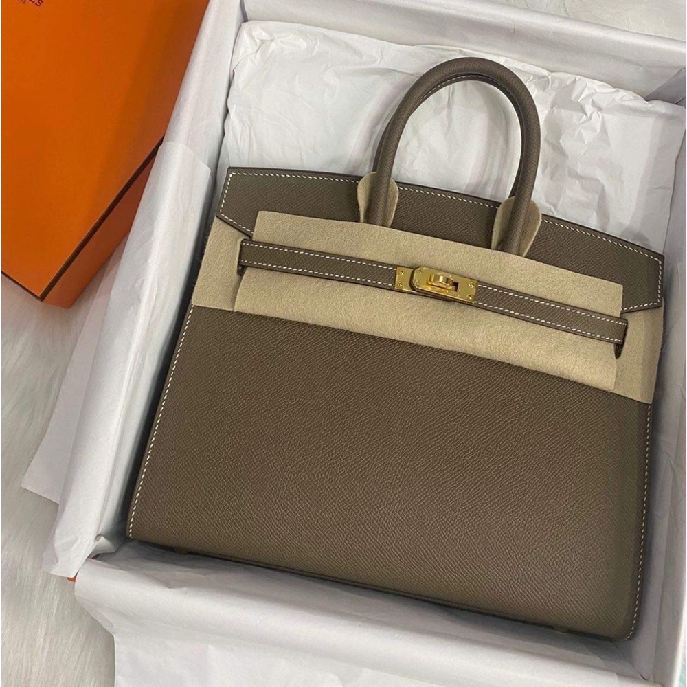 BIb Birkin 25 Sellier. Eutope color. 2022 stamp. GHW. Comes with full set